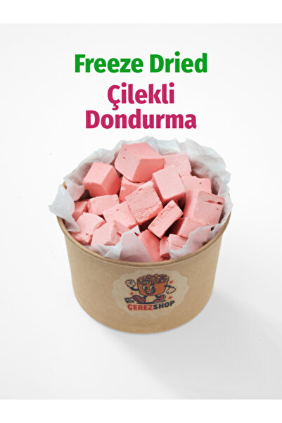 ÇITLAT ÇEREZ SHOP Çilekli Astronot Dondurması – Freeze Dried Dondurularak Kur...