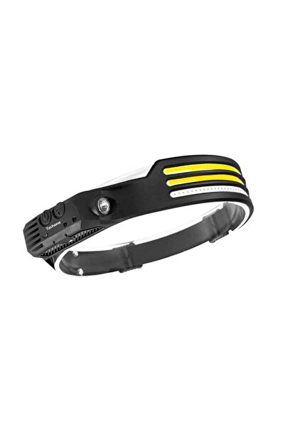 Techone Lanterna cap LED W689-3 sursa banda 3 x XPE COB, profesionala, acumul...