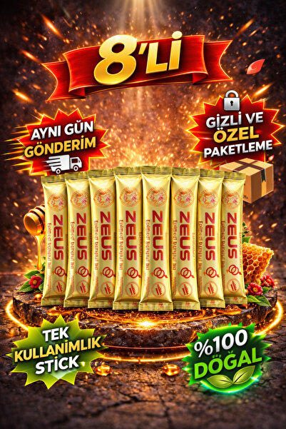 Diyet AVM ZEUS Epimedium Ultra Gold Kuvvt Macunu – 8’li Tek Kullanımlık Stick
