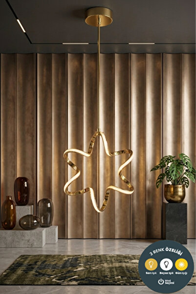 Lzy Avize Store Orion Eskitme 3 Renk Modern Sarkıt Avize | Salon, Mutfak ve O...