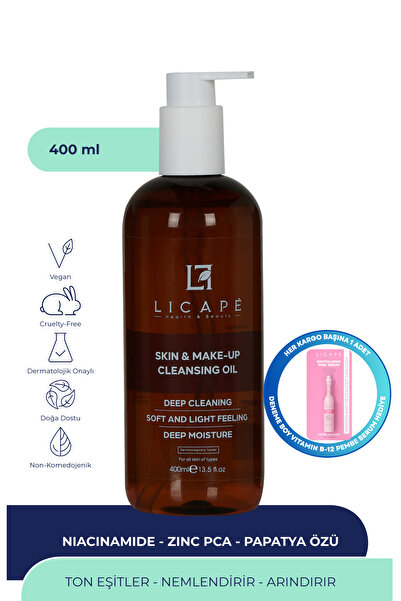Licape 400 ml Two-Stage Skin and Make-up Removal Oil