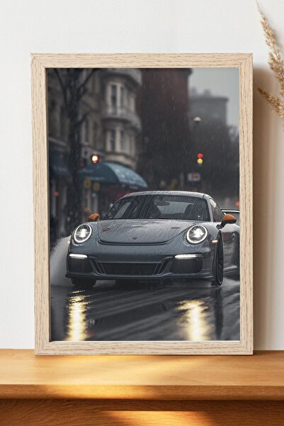 Luna Marissa Αφίσα Porsche - Αφίσα αυτοκινήτου από γυαλιστερό χαρτί χωρίς πλα...