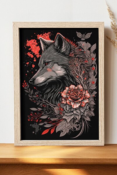 Luna Marissa Αφίσα Wolf - Αφίσα τοίχου από γυαλιστερό χαρτί χωρίς πλαίσιο