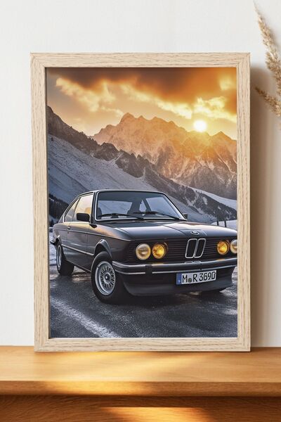 Luna Marissa Vintage αφίσα BMW - Αφίσα αυτοκινήτου από γυαλιστερό χαρτί χωρίς...