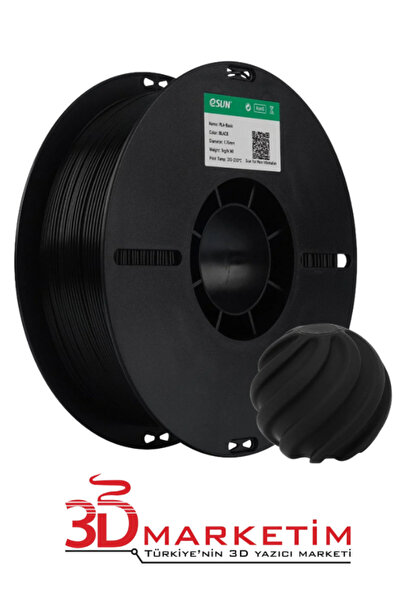 eSun PLA Basic Siyah Filament 1.75mm 1 Kg