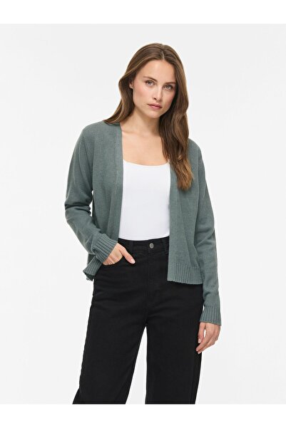 VILA Strickjacke VIRIL Kurzer offener