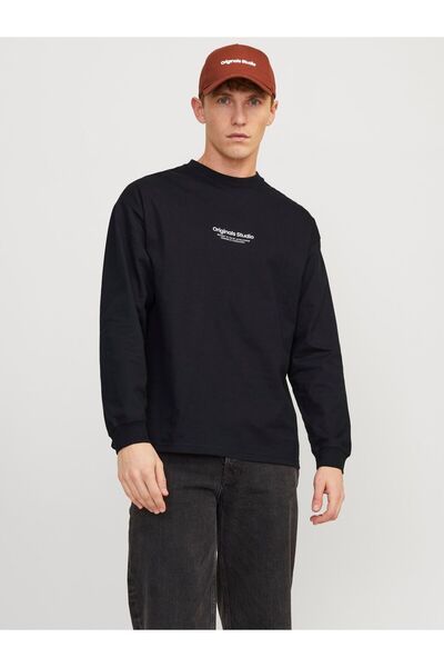 Jack & Jones Μακρυμάνικο μπλουζάκι με στάμπα "