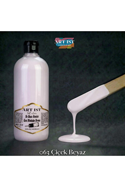 ART IST Geri Dönüşüm Boyaları 500ml - 063 ÇİÇEK BEYAZ