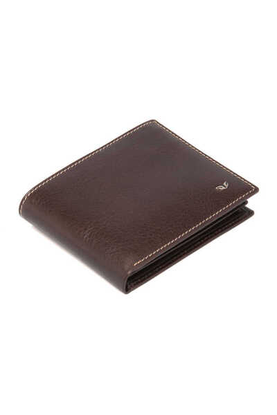 Tergan Brown Genuine Leather Men's Wallet - S1Ce00001502-A98