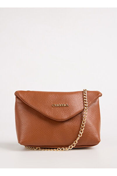 Carrera Tan Women's Leather Crossbody Bag Carbyn01 Flt