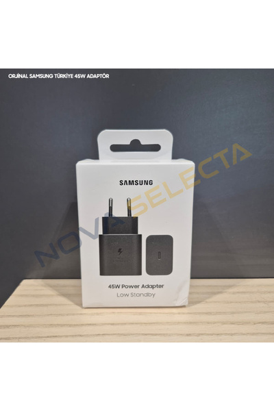 Samsung EP-T4511N Type-C Hızlı Şarj Adaptörü 45W Siyah (SAMSUNG TURKIYE ORJIN...