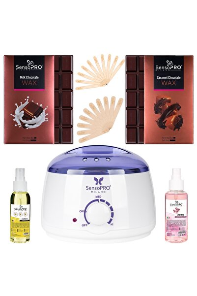 SensoPRO Milano Kit de epilare cu ceară Chocolate Soft Skin, SensoPRO Milano