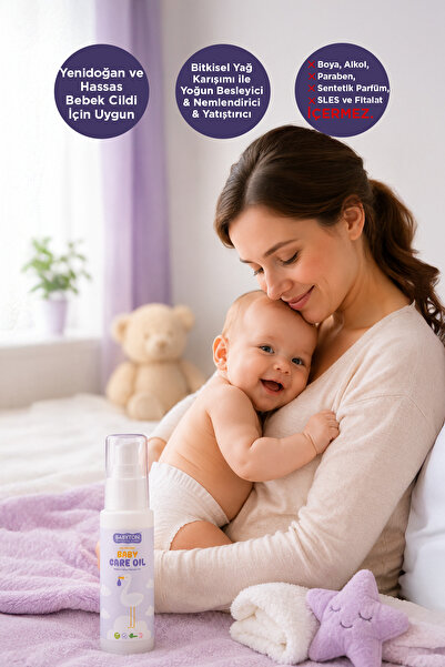 BABYTON Doğal Bebek Bakım Yağı 50 ml