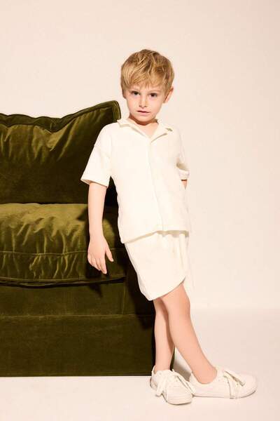 DeFacto Jacquard 2-Piece Set for Baby Boy H3517A526Hs