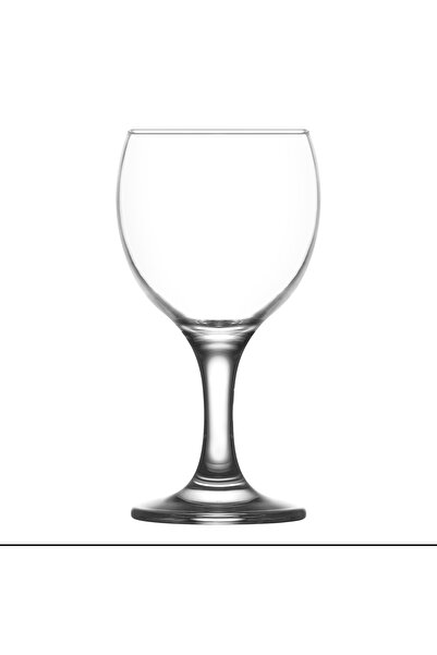 LAV Misket Cam Beyaz Şarap Kadehi 6'lı 170 ml Ayaklı (Meşrubat/Su Bardağı)