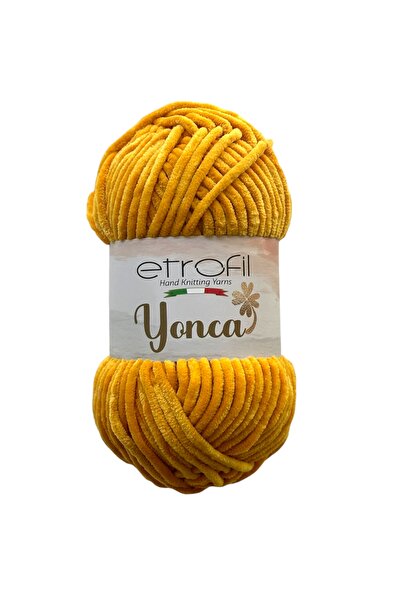 Etrofil Yonca Baby Velvet pređa za pletenje senf 100% poliester 100g 120m (70...