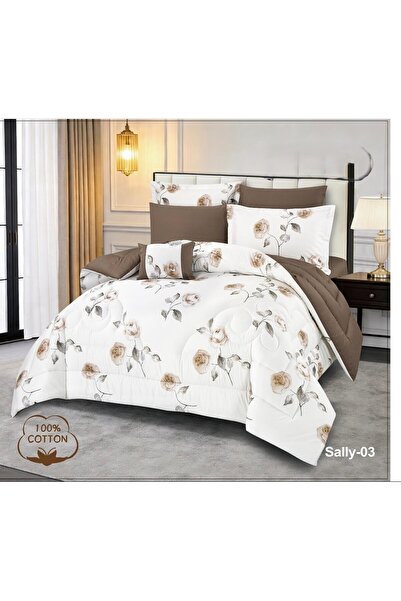 Red Rose مفرش نفرين مصنوع من القطن 100% لمن يبحث عن الراحه بالنوم 240×260