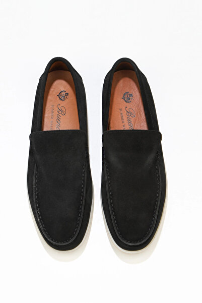 Bueno Shoes Siyah Süet Erkek Günlük Ayakkabı 05ms102