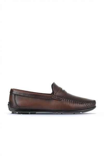 Bueno Shoes Brown Leather Men's Casual Shoes 21Ma216