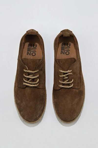 Bueno Shoes Tan Suede Men's Casual Shoes 01Ms12701