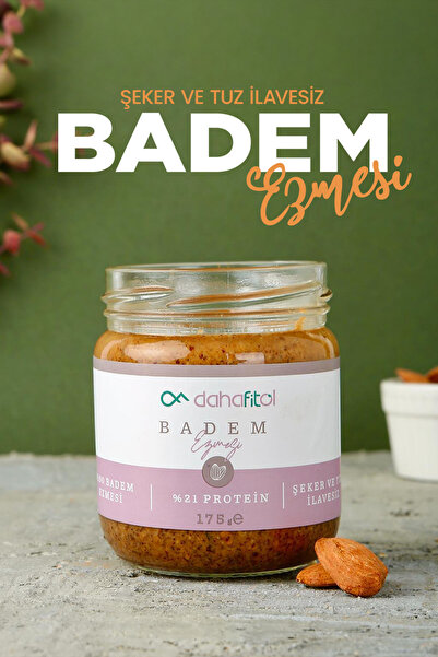 Dahafitol Badem Ezmesi 175 gr Şeker Ilavesiz % 100 Badem