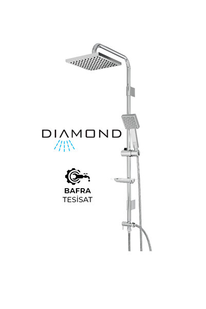 DIAMOND Stella Krom Tepe Duş Seti