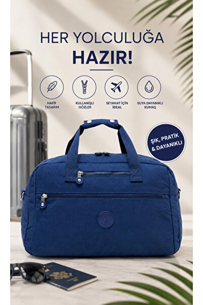 MUCCO Bhpc 6011 Blue Large Volume Unisex Hand and Shoulder Travel Sports Bag