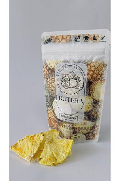 Frutera Kurutulmuş Ananas Şeker İlavesiz | Katkısız | Koruyucusuz | 30 gram
