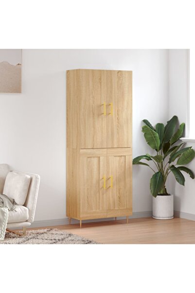Concept Dulap înalt, stejar sonoma, 69,5x34x180 cm, lemn compozit