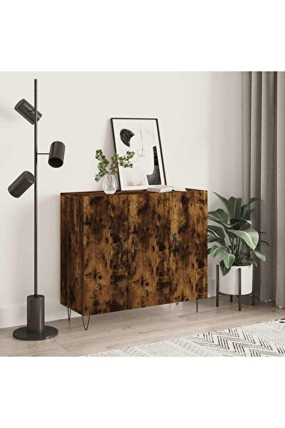 Concept Servantă, stejar fumuriu, 90x34x80 cm, lemn compozit