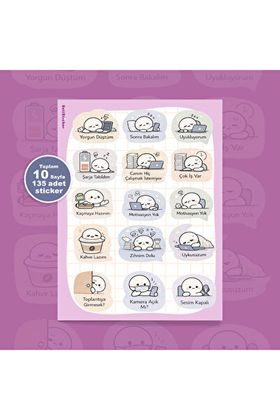 To Design Lab Set de 2 autocolante diferite cu tematică Daily Mood, 10 pagini...