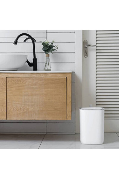 EKO Morandi smart sensor trash can, white, 12 L