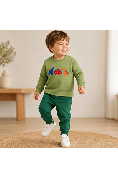 Kidohug Compleu baieti din bumbac, trening confortabil, 1-4 ani