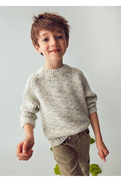 MAYORAL Boy's Mixed Print Knitted Sweater 2-10 Years Beige