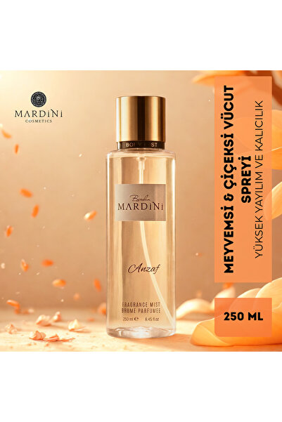 Berdan Mardini Anzaf Parfümlü Vücut Spreyi Body Mist - 250 ml Meyvemsi ve Çiç...