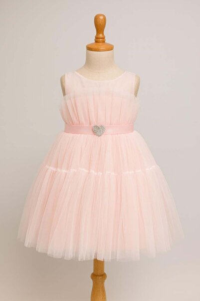Miss Hely Girls Kids Girl's 2994 Stone Heart Brooch Dress Gkmh0029