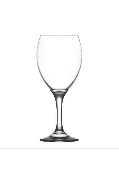 LAV Empire Cam Goblet 6'lı 455 ml Ayaklı (Şarap Kadehi , Kokteyl Bardağı)