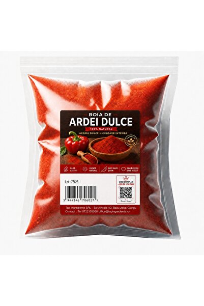Top Ingrediente Boia de Ardei Dulce – Spania – Premium Quality – Paprika Pulb...