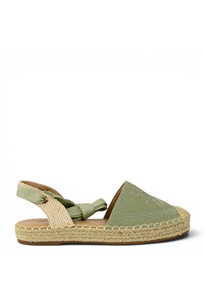 PASS Collection Sandale casual, damă, COLECȚIA PASS, 70429, verde, material t...