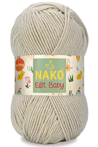 NAKO N.ako Elit Baby Anti Pilling Tüylenmeyen Bebek Ipi Bej 6662