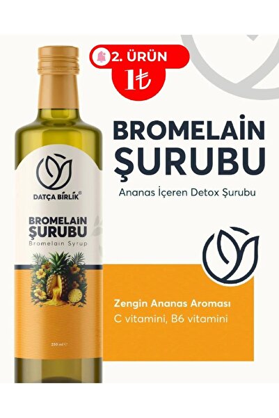 DATÇA BİRLİK Bromelaın Ananas Içeren Detox Şurubu (KOENZİM Q10 VE L-KARNİTİN ...