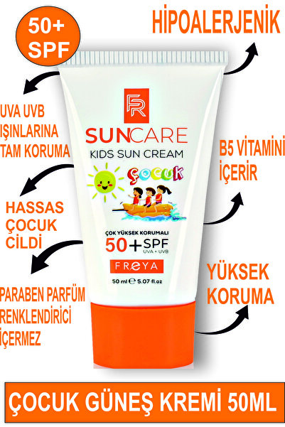 Freya Kids Suncare Kids Sun Cream 50ml Çocuk Güneş Kremi 50ml