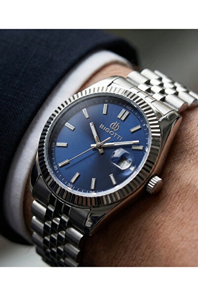 Bigotti Quotidiano Silver Stainless Steel Watch for Men BG.1.10676-3