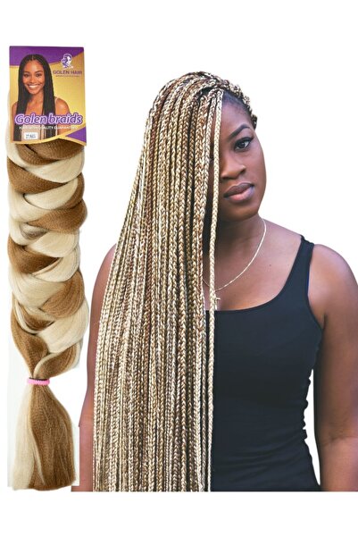 GOLEN Hair 82 Inches Braiding Hair – Mixed Color for Boho Braids & Box Braids...