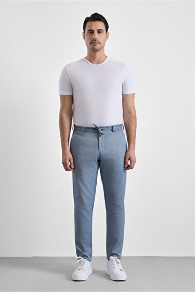 SÜVARİ Lacivert Slim Düz Jogger Pantolon