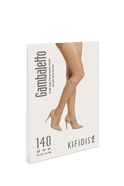 Kifidis 140 Denye Diz Altı Çorabı 36-A.TEN- 18-20 mmHg Orta Destekli Dinlendirici Çorap