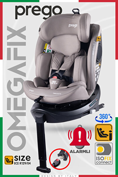 Prego Omegafix Alarmlı 360 Derece Dönebilen -0-36 Kg -İ-Size Belgeli - Destek...