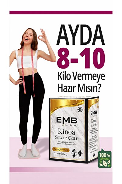 emb Zayıflamak kilo vermeye yardımcı Özel Formül Kinoalı Detox Organik Karışı...