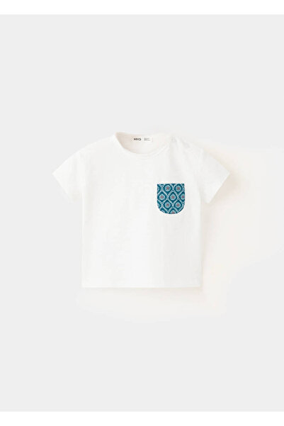 MANGO Baby Desenli cepli tişört
