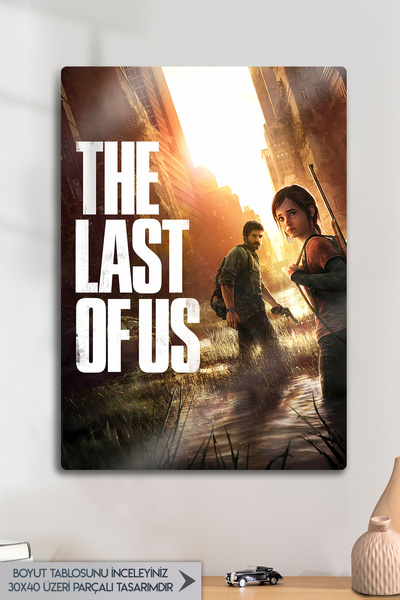 DekorHane Metal Baskı - The Last Of Us, Oyun Baskılı, Dizi Film Dekoratif Pos...